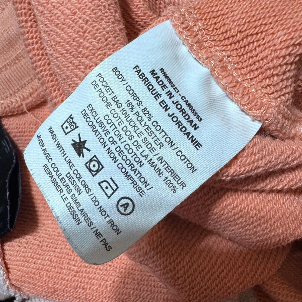 Nike Jordan Jumpman Fleece Shorts Mens 3XL Peach Colorblock Sweat shorts